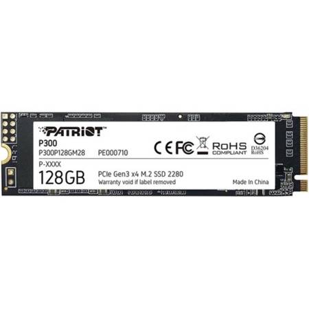 Patriot Disc SSD 128GB M.2 P300 NVMe PCIe 3.0 1600/600 EU